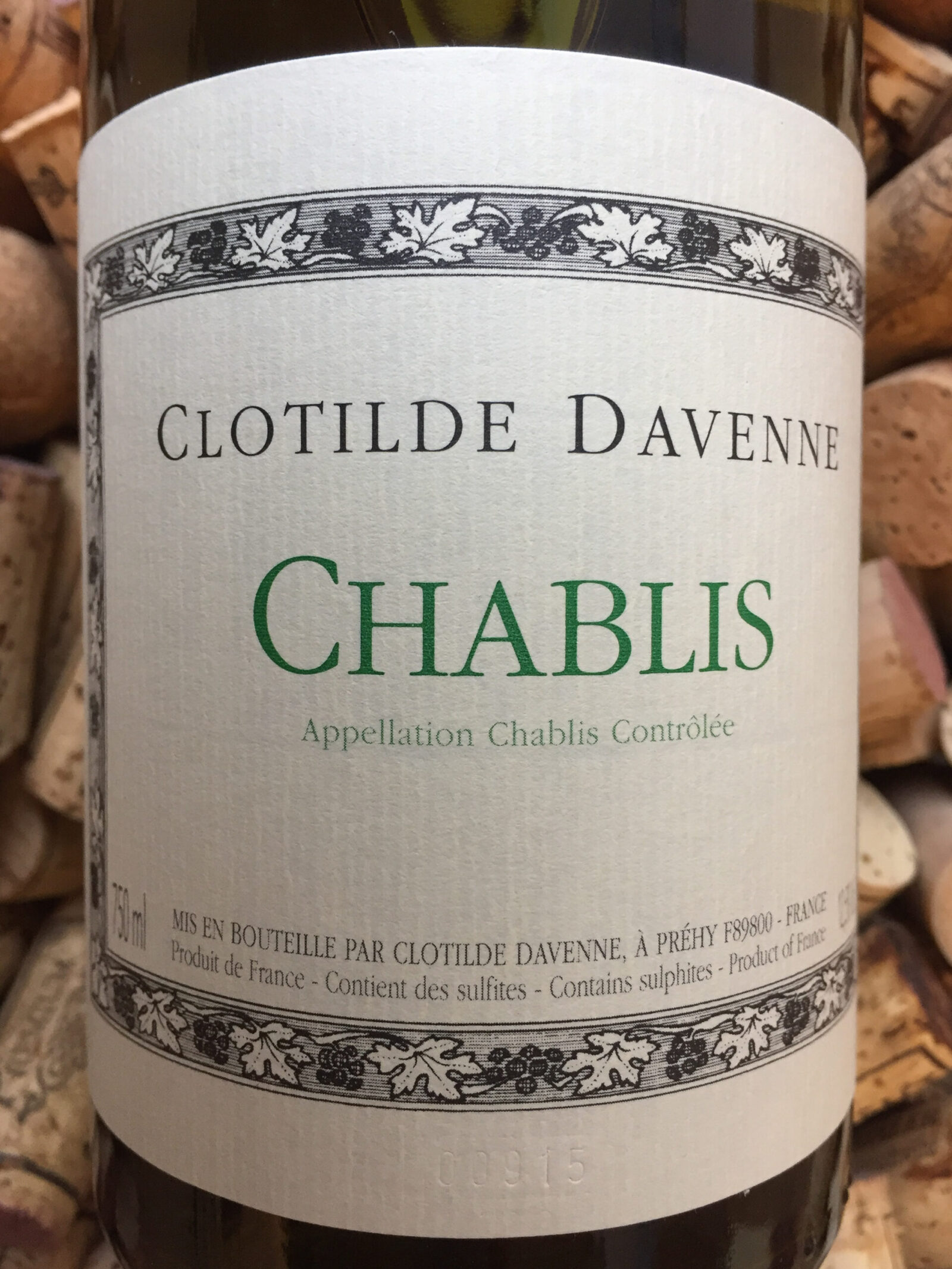 Clotilde Davenne Chablis Vieilles Vignes 2018