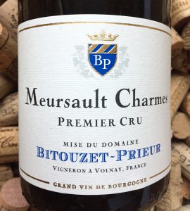 Bitouzet Prieur Meursault Premier Cru Charmes