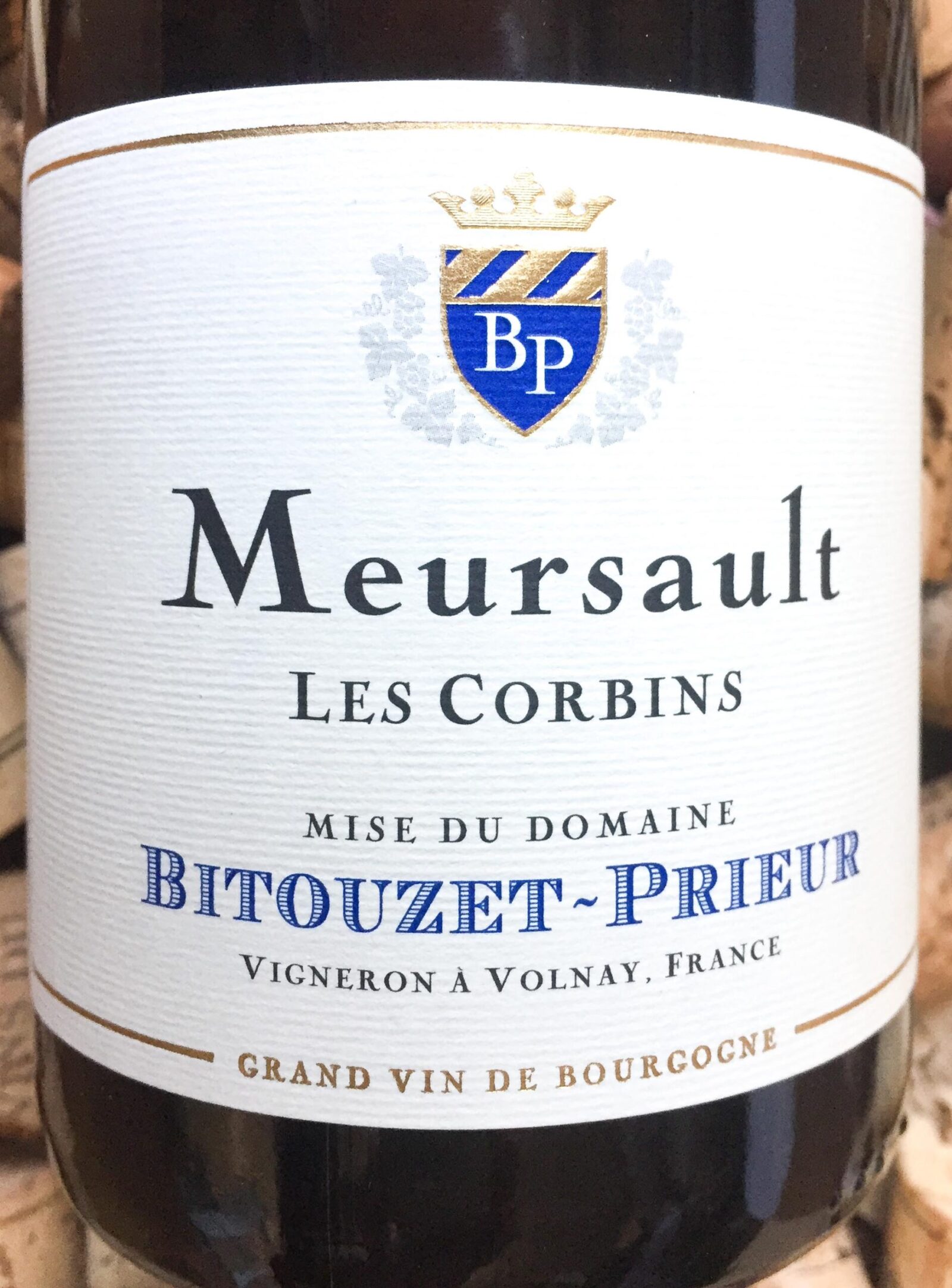 Bitouzet Prieur Meursault Les Corbins