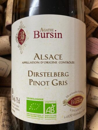 Agathe Bursin Pinot Gris Dirstelberg Alsace 2021
