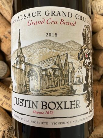 Justin Boxler Pinot Gris Alsace Grand Cru Brand 2018