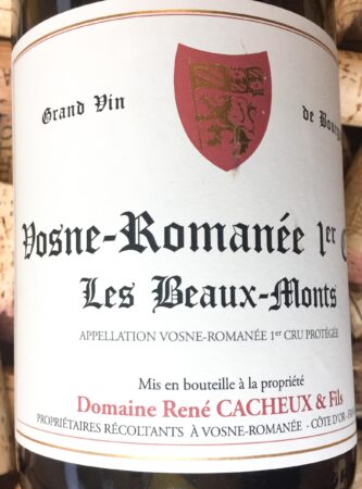 René Cacheux Vosne-Romanée Premier Cru Les Beaux Monts 2017