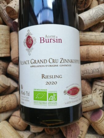 Agathe Bursin Riesling Alsace Grand Cru Zinnkoepflé 2020