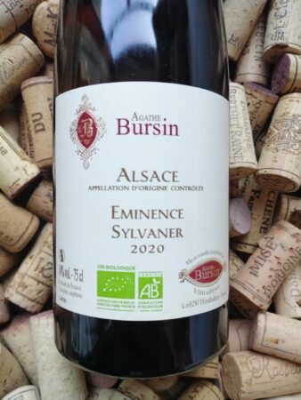 Agathe Bursin Sylvaner Eminence Alsace 2020