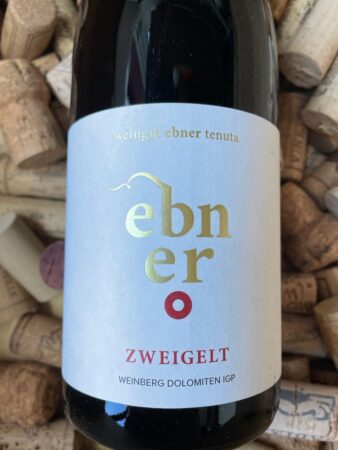 Weingut Ebner Zweigelt Weinberg Dolomiten 2019