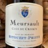 Bitouzet-Prieur Meursault Clos du Cromin