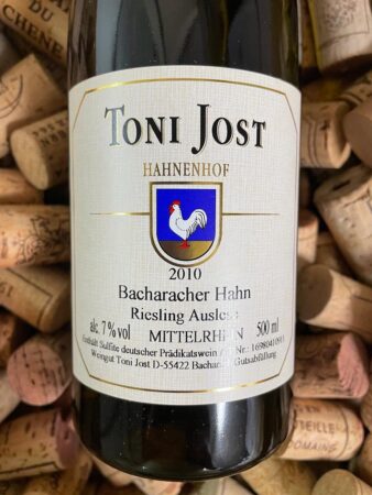 Toni Jost Bacharacher Hahn Riesling Auslese Mittelrhein 2010 500ml