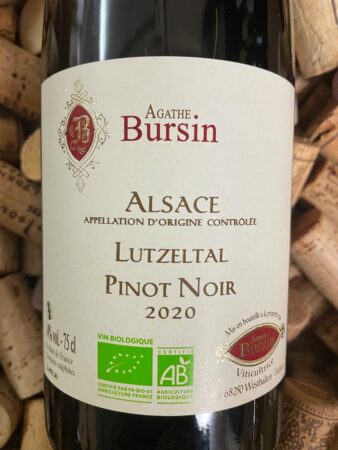 Agathe Bursin Pinot Noir Lutzeltal Alsace 2020