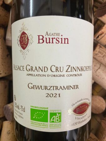 Agathe Bursin Gewürztraminer Alsace Grand Cru Zinnkoepflé 2021
