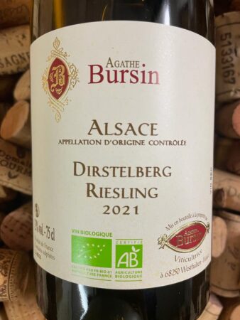 Agathe Bursin Riesling Dirstelberg Alsace 2021