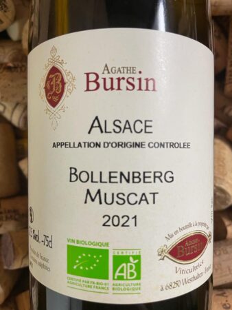 Agathe Bursin Muscat Bollenberg Alsace 2021