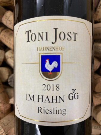Toni Jost IM HAHN GG Riesling trocken Mittelrhein 2018