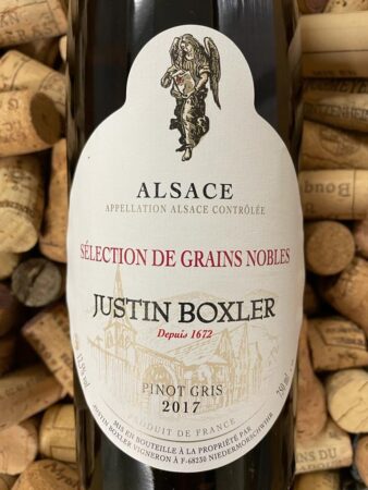 Justin Boxler Pinot Gris Sélection Grains Nobles Alsace 2017