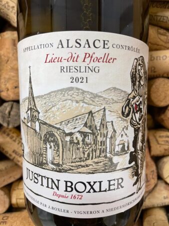 Justin Boxler Riesling Lieu-dit Pfoeller Alsace 2021