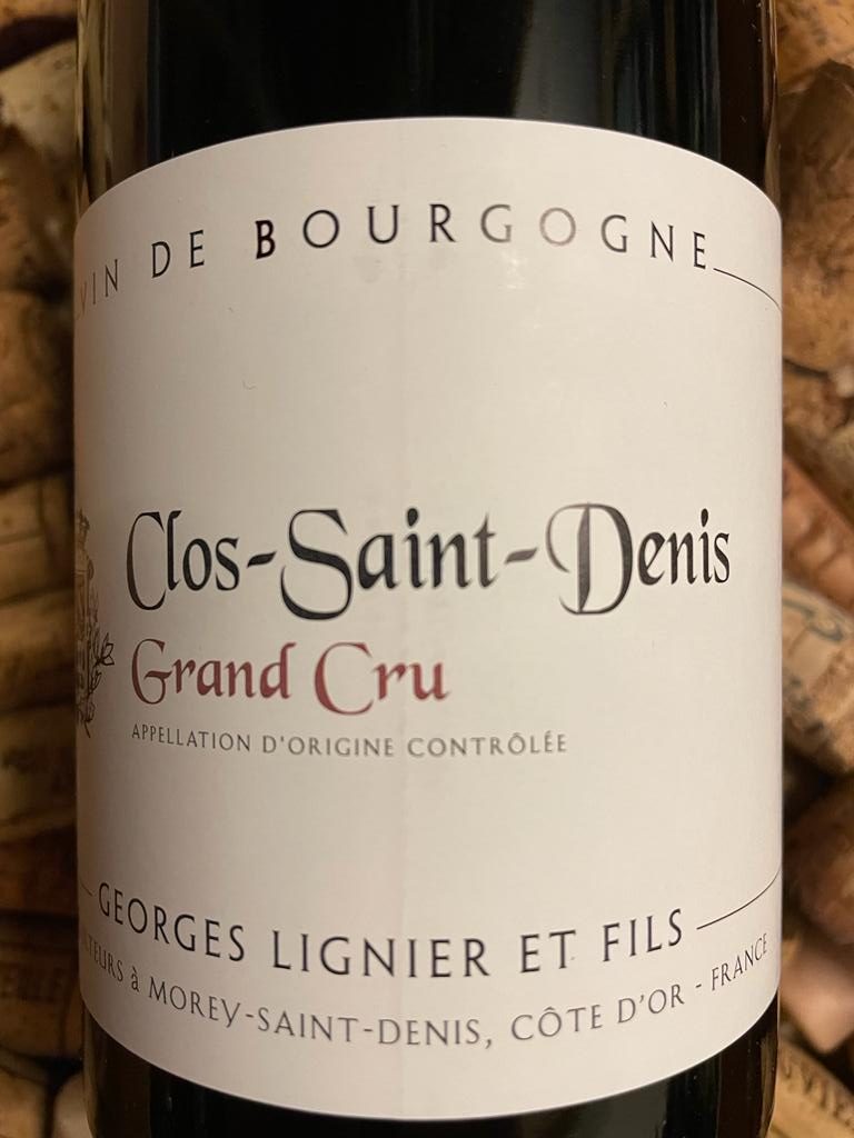 Georges Lignier Clos Saint Denis Grand Cru
