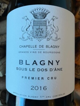 Chapelle de Blagny Blagny Premier Cru Sous le Dos d'Âne 2016
