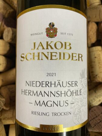 Jakob Schneider Riesling trocken Niederhäuser Hermannshöhle MAGNUS Nahe 2021