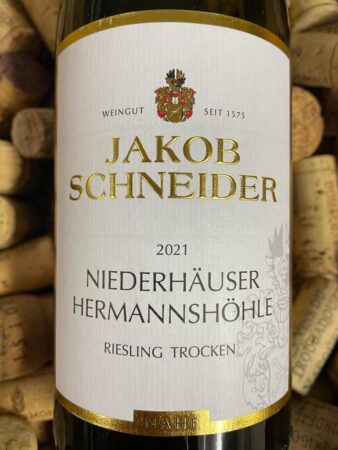 Jakob Schneider Niederhäuser Hermannshöhle Riesling trocken Nahe 2021