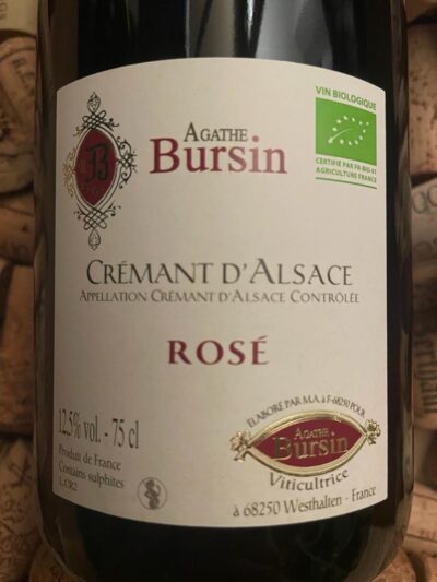 Agathe Bursin Crémant d'Alsace Rosé Brut