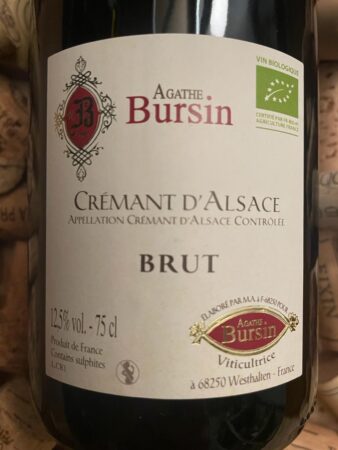 Agathe Bursin Crémant d'Alsace Blanc Brut