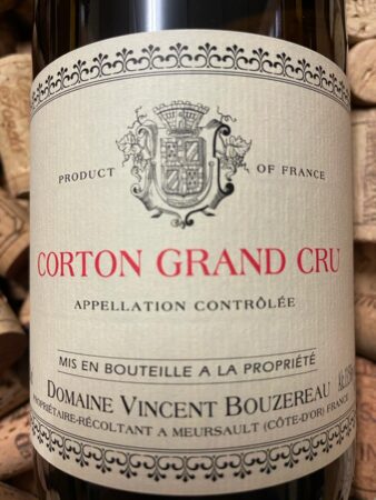 Vincent Bouzereau Corton Grand Cru Blanc
