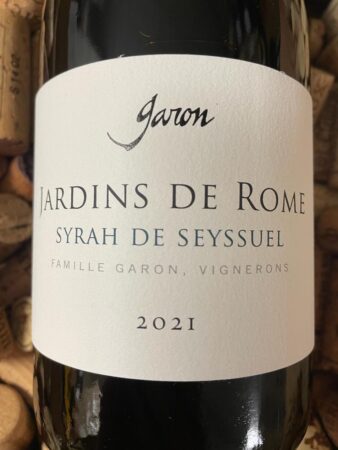 Domaine Garon Syrah de Seyssuel Jardins de Rome IGP Collines Rhodaniennes 2021