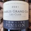Domaine Pinson Chablis Grand Cru Les Clos 2021