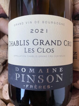 Domaine Pinson Chablis Grand Cru Les Clos 2021