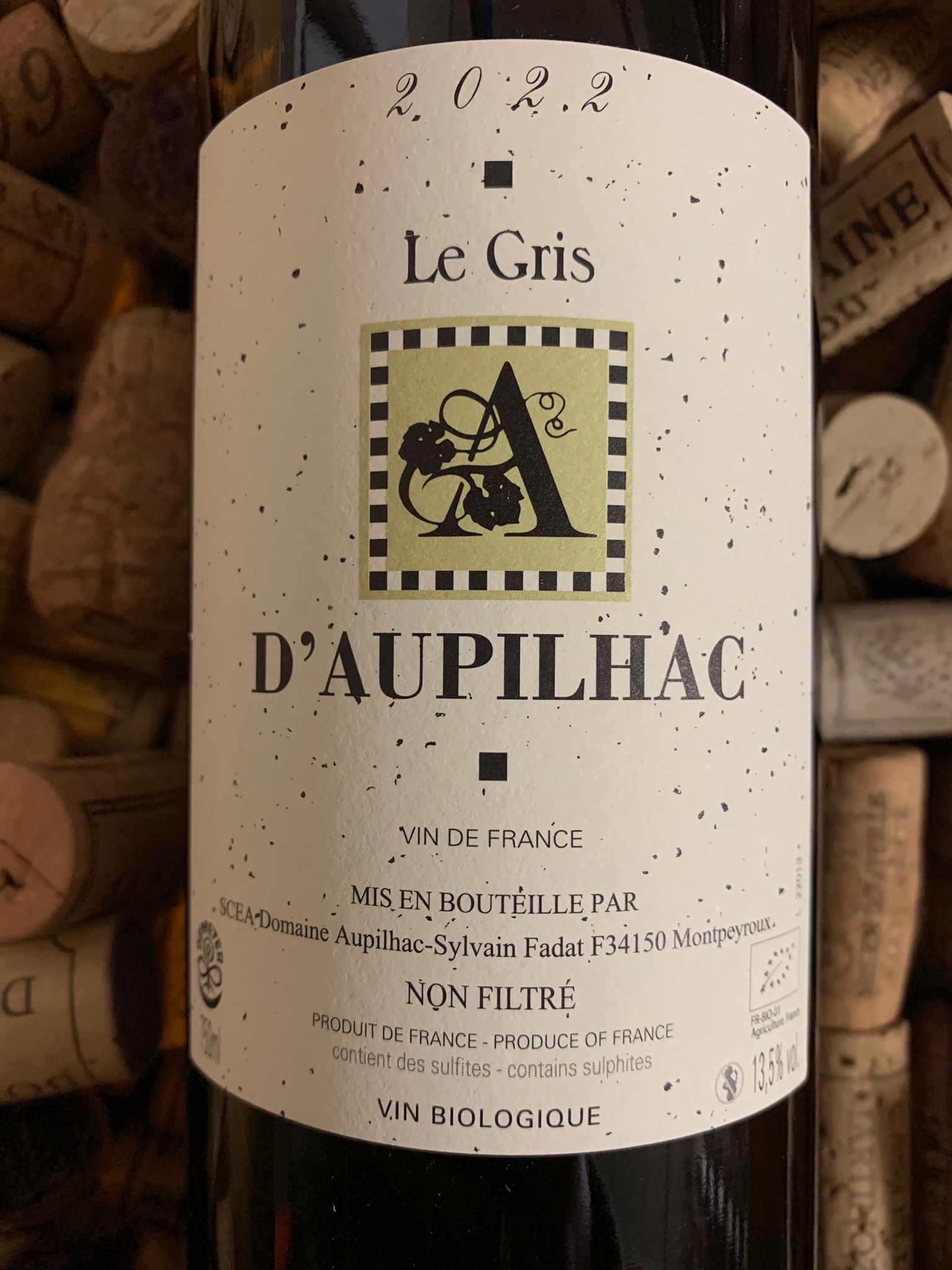 Domaine d'Aupilhac Le Gris Vin de France 2022