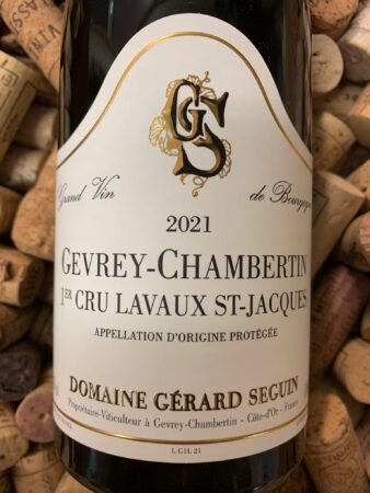 Gerard Seguin Gevrey-Chambertin Premier Cru Lavaux StJacques 2021