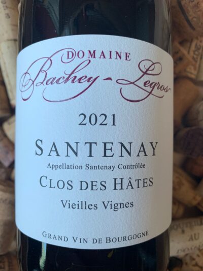 Bachey-Legros Santenay Rouge Clos des Hâtes Vielles Vignes 2021