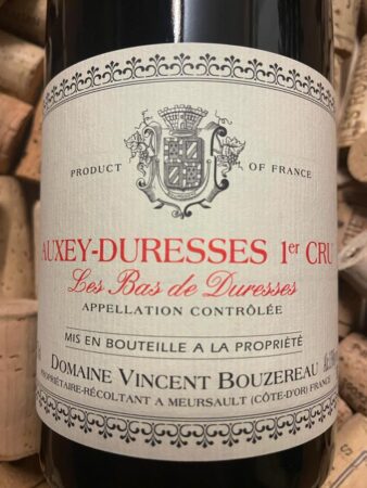 Vincent Bouzereau Auxey Duresses Premier Cru Rouge 2022