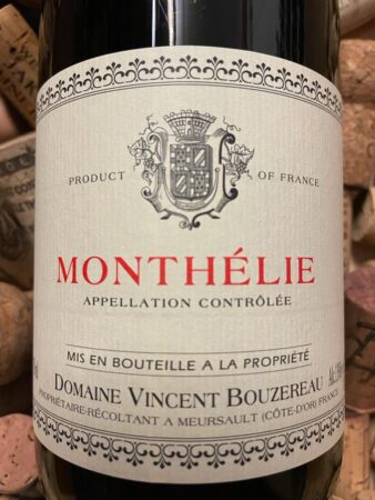 Vincent Bouzereau Monthelie Rouge 2021