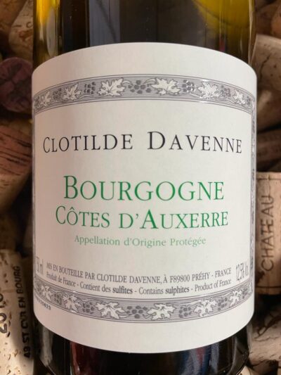 Clotilde Davenne Cotes d'Auxerre Blanc 2022