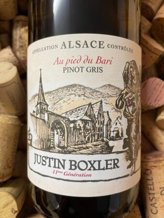 Justin Boxler Au Pied du Bari Pinot Gris Alsace 2023