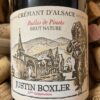Justin Boxler Bulles de Pinots Crémant d'Alsace Brut Nature