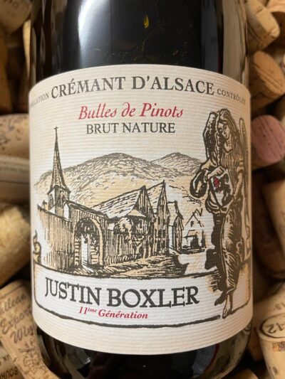 Justin Boxler Bulles de Pinots Crémant d'Alsace Brut Nature