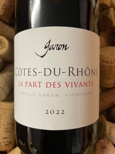 Domaine Garon Côtes-du-Rhône Rouge La Part des Vivants 2022