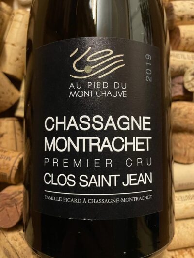 Au Pied du Mont Chauve Chassagne-Montrachet Premier Cru Clos Saint Jean 2019