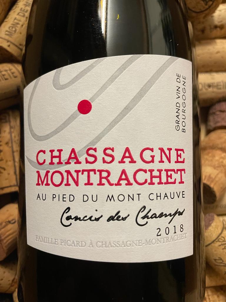 Au Pied du Mont Chauve Chassagne-Montrachet Concis des Champs 2018