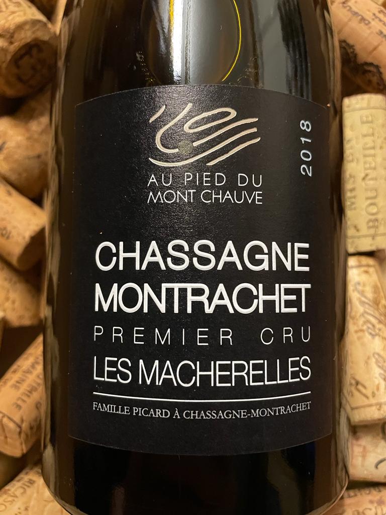 Au Pied du Mont Chauve Chassagne-Montrachet Premier Cru Macherelles 2018