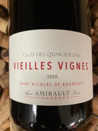 Amirault Clos des Quarterons Le Fondis Saint Nicolas de Bourgueil 2019 MAGNUM