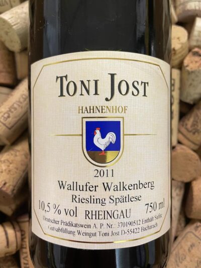 Toni Jost Wallufer Walkenberg Riesling Spätlese Rheingau 2011