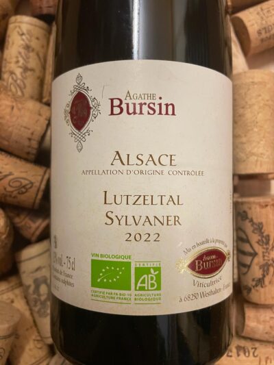 Agathe Bursin Sylvaner Lutzeltal Alsace 2022