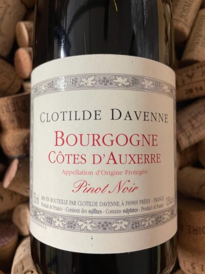 Clotilde Davenne Cotes D'Auxerre Rouge 2021