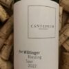 Weingut Cantzheim der Wiltinger Riesling trocken Saar 2022