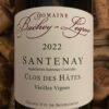 Bachey-Legros Santenay Rouge Clos des Hâtes Vieilles Vignes 2022