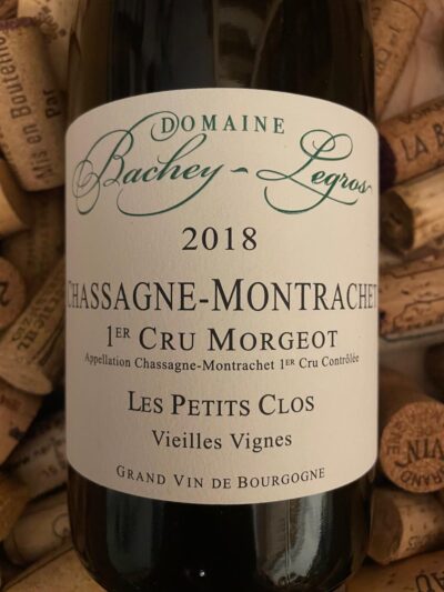 Bachey-Legros Chassagne-Montrachet Premier Cru Morgeot 2018