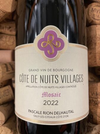 Pascale Rion Delhautal Côte de Nuits Villages Mosaïc 2022