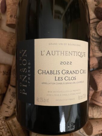 Domaine Pinson Chablis Grand Cru Les Clos "Authentique" 2022